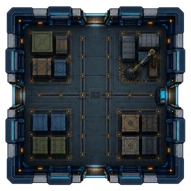 Top-down cargo room