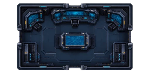 Top-down command room